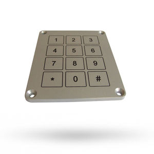 صفحه کلید فیزوالکتریک | 12 دکمه | پنل نصبی از بالا | IP68