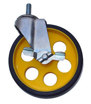 چرخ کالسکه ای با لاستیک بادی| فولاد | لاستیک | برای چرخ دستی ها