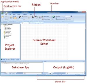 نرم افزار HMI برای سرپرستی و گردآوری داده ها (SCADA)	