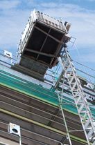 پلتفرم بالابر | قابل حمل و نقل | بالارونده توسط  یک دکل| برقی